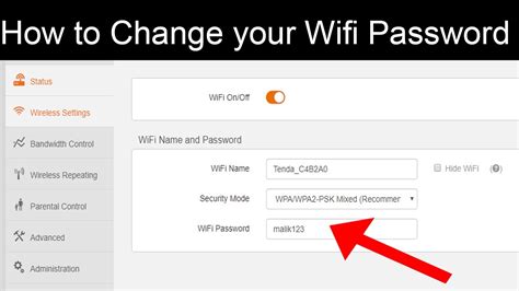 How to Change the WiFi Username and Password .
